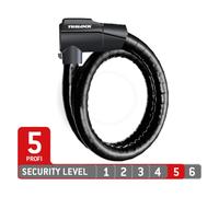 Trelock antivol à câble blindé 100cm, Ø 26mm PK 560/100/26,avec support ZK 515, noir