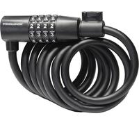 Trelock boucle de câble spirale à chiffres 180cm Ø8mm SK 108/180/8, avec support ZK 108, noir (1 pièce)