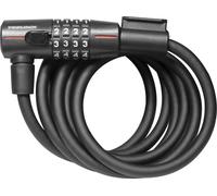 Trelock Câble-antivol à spirale à combinaison 180 cm D12 mm SK 312/180/12 noir avec support ZK 234