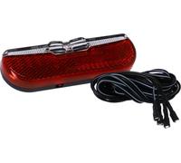 Trelock Feu arrière pour vélo électrique 'Duo Flat Signal LS 614', LED, 6-12V, rouge/noir