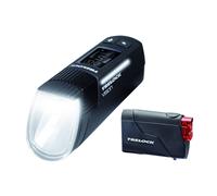 Trelock Kit d'éclairage avant et arrière à piles/accu LS760 LS720 black100