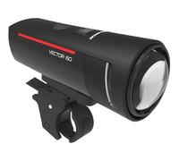 Trelock lampe LED à accu I-go Vector 60 LS 600, noir, avec support ZL300,60 Lux