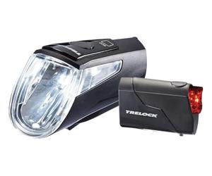 Trelock LS460I-Go/lS720Reego Kit d'éclairage Unisexe pour Adulte Noir Taille Unique