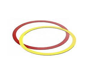 Tremblay - Cercle Petanque x6 Jaune - Accessoire pétanque - Jaune - Taille Unique