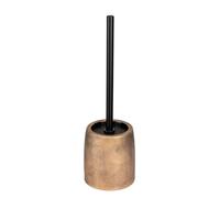 Tremea Brosse WC autoportante en céramique au Design élégant Bronze Acier Inoxydable Accessoires de Salle de Bain Ø 11,5 cm Hauteur 37,5 cm Noir