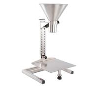 Trémie d'alimentation en acier inoxydable avec support et plate-forme de levage pour un remplissage facile de la poudre, de la pâte, du liquide et des granulés dans la cuisine