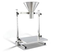 Trémie d'alimentation en Acier Inoxydable, Entonnoir de Remplissage Manuel, réglable en Hauteur, Acier Inoxydable 304, pour la pâte de Poudre à remplir de Granule Liquide