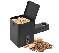 Trémie pour gril à granulés vertical, kit de conversion pour trémie à granulés électrique, kit d'assemblage pour fumoir, type à bouton, pour griller, fumer, cuire, rôtir et faire des barbecues.