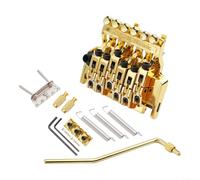 Tremolo Bridge Kit de double verrouillage pour guitare électrique Floyd Rose Style de rechange en alliage de zinc avec vis pour Ibanez et diverses guitares électriques Installation rapide Réglage