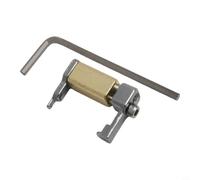 Tremolo d'ajustement d'intonation de guitare électrique en métal pour chevalet outil pour correction précise de la hauteur de guitare kit d'entretien 7 x 4 x 1 cm (B)