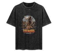 Tremors 1990 Movie Horror Sci FI Cult Retro Vintage Mens T-Shirt Unisex Black Top Tee S