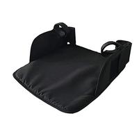 Tremper de Pied de Poussette pour bébé, Accessoire de Support de Pied Adaptable Léger Noir Noir pour bébé Poussette, Extension de Reproche à la Poussette Universelle, Repos (noir)