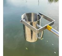 Trempette D'échantillonnage D'eau Avec Tasse de 500/1000ml, Échantillonneur de Liquide À Long Manche Pour Les Tests, Outil de Collecte Réservoir de Rivière D'étang(S500ML,122-500cm/4-16.4ft)
