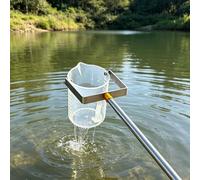 Trempette D'échantillonnage D'eau Télescopique, Bécher À Pendule en Acier Inoxydable, Louche 500/1000 Ml, Tige 2 À 20 Pieds(P1000ML,85-210cm/2.8-6.9ft)