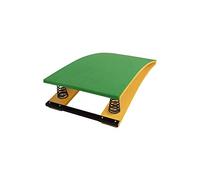 Tremplin d'assistance à la gymnastique, 2 ressorts en acier - Roulement 40/55 kg, avec tapis antidérapant, pour enfants et débutants, salle de jeux familiale (couleur : vert, taille : 40 x 60 cm)