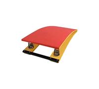 Tremplin d'assistance à la gymnastique, 2 ressorts en acier - Roulement 40/55 kg, avec tapis antidérapant, pour enfants et débutants, salle de jeux familiale (couleur : Rosso, taille : 50 x 80 cm)