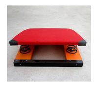 Tremplin d'assistance à la gymnastique pour enfants, saut en bois dur avec tapis antidérapant, charge de 40/55 kg, salle de jeux familiale, obstacle d'entraînement pour débutants (Rosso 40 x 60 cm)