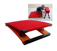 Tremplin de Gymnaste pour Enfants, équipement de Saut à 2 Ressorts, roulement Solide de 40/55 kg, Salle de Jeux familiale, Parcours d'obstacles, Barre de Gymnastique (Couleur : Rosso, Taille : 50 x