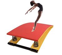 Tremplin de Gymnastique en Bois Dur épaissi, tremplin de Gymnastique à 2 Ressorts pour la Pratique de la Salle de Jeux familiale, adapté à la Maison, au Bar de Gymnastique, à la Salle de Jeux