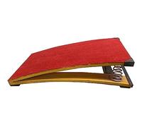 Tremplin de gymnastique sécurisé avec ressort à rebond élevé pour l'entraînement au saut ou le saut en arrière pour adolescents, équipement de sport pour club, rouge - 2 ressorts 50 x 80 x 20 cm