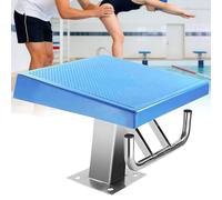 Tremplin de Piscine de Compétition, Plot de Départ de Natation avec Surface Antidérapante, Cadre en Acier Inoxydable 304 - Capacité 200kg pour Piscines, Centres Sportifs et Salles de Sport