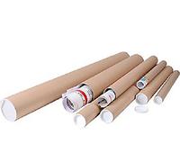 TREMPLIN EDITIONS TUBE EXPEDITION Lot de 10 tubes carton brun pour affiche poster 5 cm x 50 cm