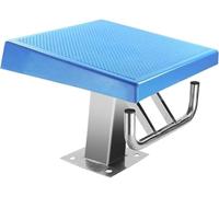 Tremplin robuste en acier inoxydable 304, plateforme de plongeon avec base en acier inoxydable, tremplin de saut incliné à 15° pour piscine, idéal pour la compétition intérieure et extérieur