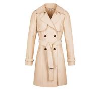 Trench coat femme - MORGAN - beige - coupe ajustée - manches longues - col cranté 40