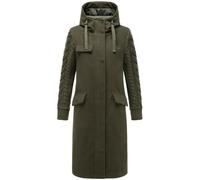Trench-Coat Femme Navahoo En Laine Avec Manches En Maille Knit Babe 14