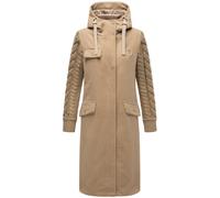 Trench-Coat Femme Navahoo En Laine Avec Manches En Maille Knit Babe 14
