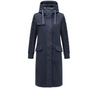 Trench-Coat Femme Navahoo En Laine Avec Manches En Maille Knit Babe 14
