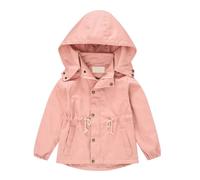 Trench-Coat pour Enfants, imperméable Long à Capuche, Coupe-Vent d'automne, Veste d'extérieur décontractée (4-5 Years)