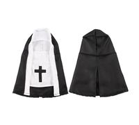 Trench en tissu noir échelle 1/12 modèle pour 6 pouces (sans figure) - 1 manteau - taille : 11 cm (L) x 5,5 cm (l) 5 cm S.L 3 cm S.W, noir, femme, adolescent et adulte yzG801 (B, taille unique)