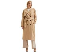 Trench Femme - SELECTED - Cornstalk - Taille 44 - Revers cranté - Ceinture à nouer 36