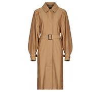 Trench femmes Karl Lagerfeld PLEATED TRENCH COAT Beige FR 36