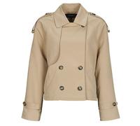 Trench femmes Vero Moda VMCHLOE SHORT TRENCHCOAT Beige EU L