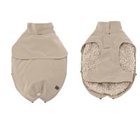 Trench impermeabile con imbottitura interna staccabile modello Prestige per cani? 24 cm Beige
