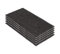 Trend 1/2 feuille abrasive auto-agrippante, 115 x 230 mm, grain 80, AB/HLF/80M, lot de 5