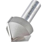 Trend 10/10 x 1/2tc chanfrein V Groove Cutter 45 degrés - Argent