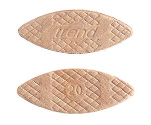 Trend 100 biscuits d'assemblage en hêtre n° 20 pour menuiserie | Inclut 100 biscuits en hêtre n° 20 pour assemblages bois solides en menuiserie et encadrement de meubles, BSC/20/100