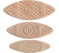 Trend 100pcs Beechwood Joining Biscuits Variety Pack (No. 0, 10, 20) for Woodworking, Joinery, and Furniture Framing, BSC/MIX/100