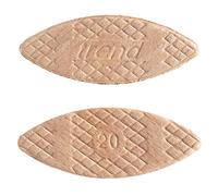 Trend 100pcs Biscuits d'assemblage en hêtre (No. 20) pour menuiserie, assemblage et encadrement de meubles, BSC/20/100