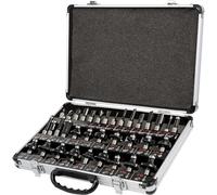 Trend 35 Piece Router Bit Starter Set, 1/2 Inch Shank, Tungsten Carbide Tipped, Aluminum Case Included, SET/SS35X1/2TC