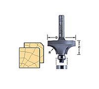 Trend Professionnel Fraise à Ovolo à Roulement Guidé, Rayon 1,6 mm, Queue 1/4 Pouce, Diamètre de Coupe 15,9 mm, Longueur de Coupe 7,9 mm, Deux Roulements, TCT, 46/115X1/4TC