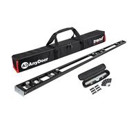 Trend AnyDoor Gabarit de Défonceuse Modulaire pour Charnières de Porte 6’8”, Système Réglable pour Portes et Cadres Bois, Charnières Carrées et Rayon 10 mm, Rails Aluminium, H/JIG/D6