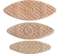Trend Assortiment de 1000 biscuits d'assemblage en hêtre, n° 0, 10, 20 | Inclut biscuits d'assemblage en hêtre n° 0, 10 et 20 pour travail du bois, menuiserie et montage de meubles, BSC/MIX/1000