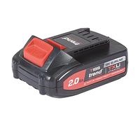 Trend Batterie Slimline 18V 2Ah Compatible avec la Gamme d'Outils Sans Fil Trend T18S, TXLI, Noir, T18S/BA2A