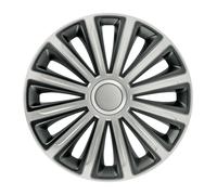 Trend Bicolour Couverture Roues 14 Pouce Voiture ABS Antichoc Avec Anneaux Tenue