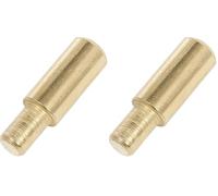 Trend Brass Plated Shelf Support, Pack of 12, 5mm Pin, 100kg Load Capacity, Routing Workshop Jigs Compatible, SS/B5/12 (Lot de 2)