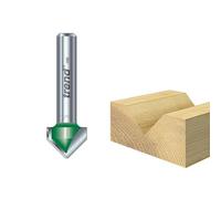 Trend C044 X 1/4 TCT Craftpro Chanfrein Rainure En V Couteau 45° 6.0 x 12.7mm
